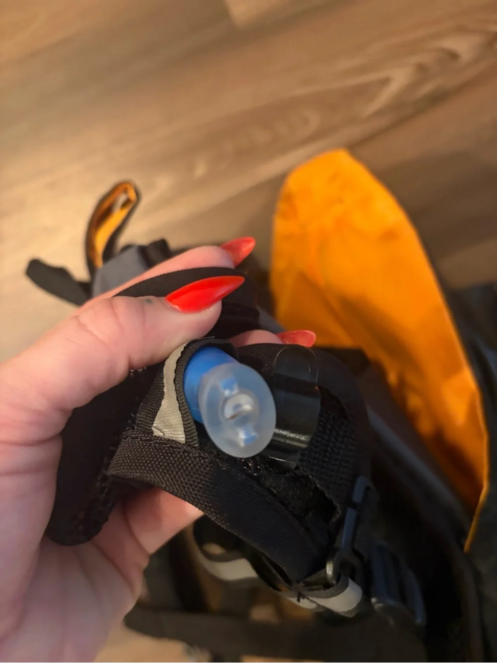 Black and Gray Hydration Sling Backpack - Lightweight Performance Pack